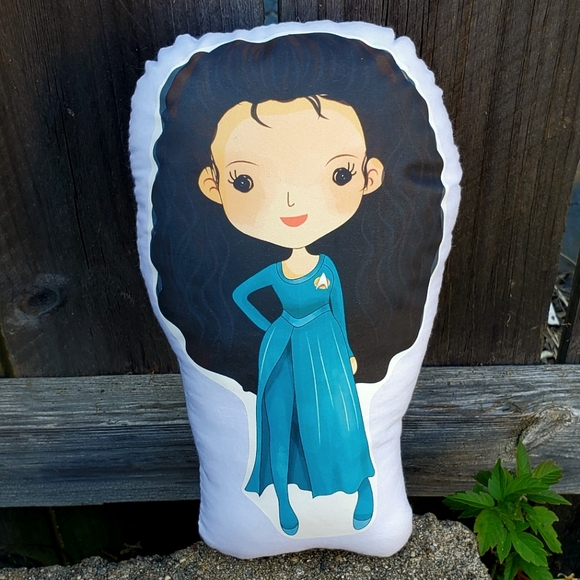 Star Trek TNG Counselor Troi Pillow Pal. New. - Picture 1 of 1